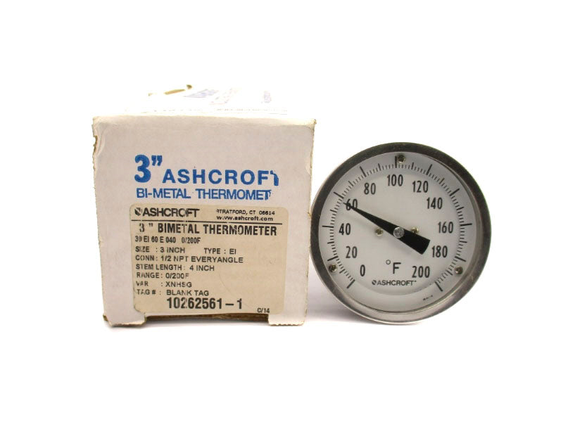 ASHCROFT 30EI60E0400/200'F 3" NSMP