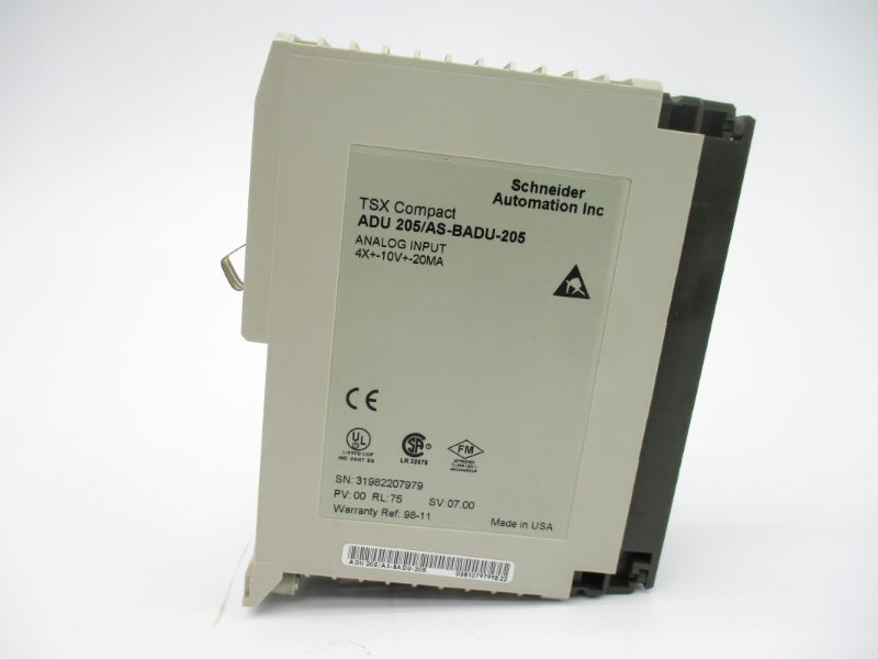 SCHNEIDER AUTOMATION ADU205/AS-BADU-205 10V NSMP