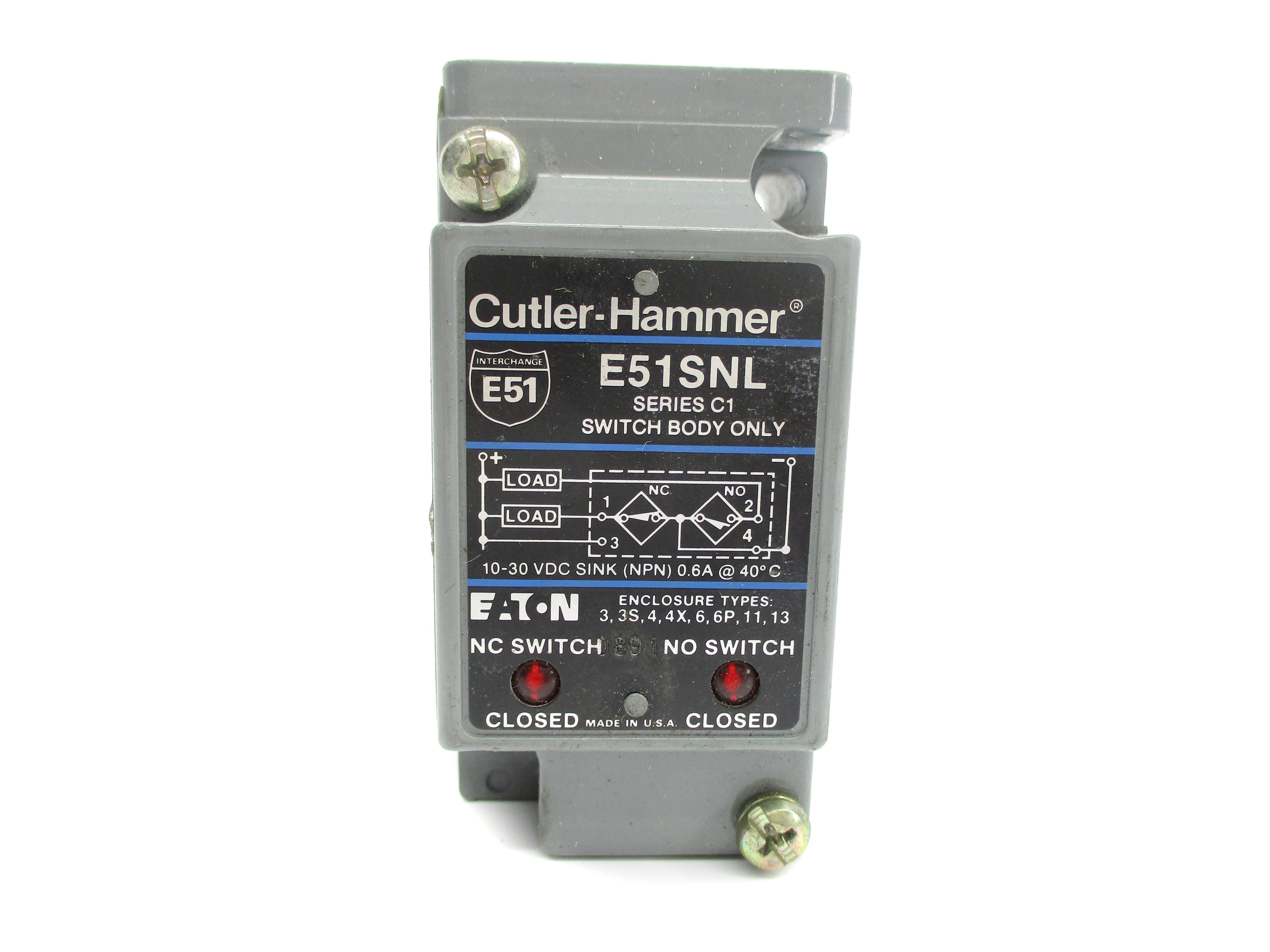 CUTLER HAMMER E51SNL SER. C1 (AS PICTURED) NSNP