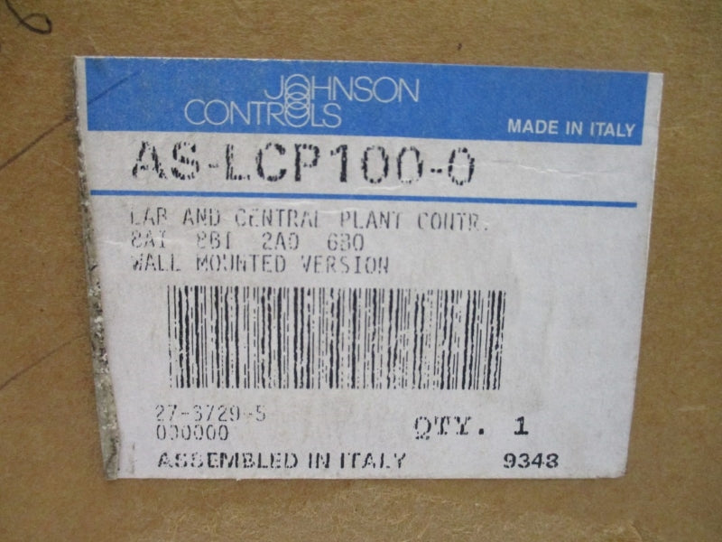 JOHNSON CONTROLS AS-LCP100-0 (AS PICTURED) NSMP