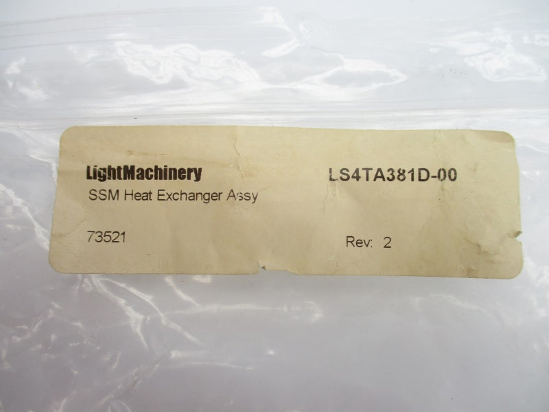 LIGHT MACHINERY LS4TA381D-00 NSMP