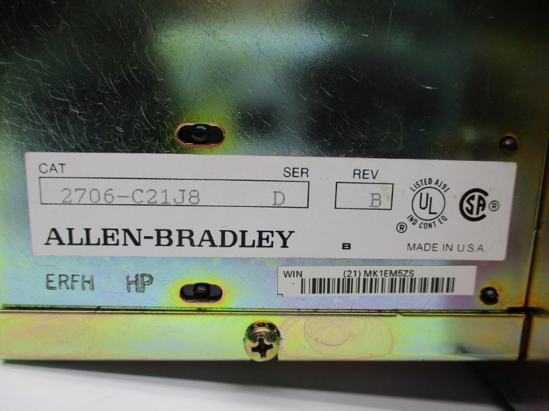 ALLEN BRADLEY 2706-C21J8 SER. D 110/120VAC NSNP