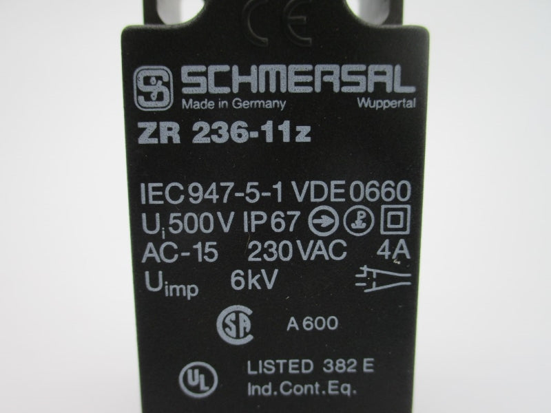 SCHMERSAL ZR236-11Z 230VAC 4A NSNP