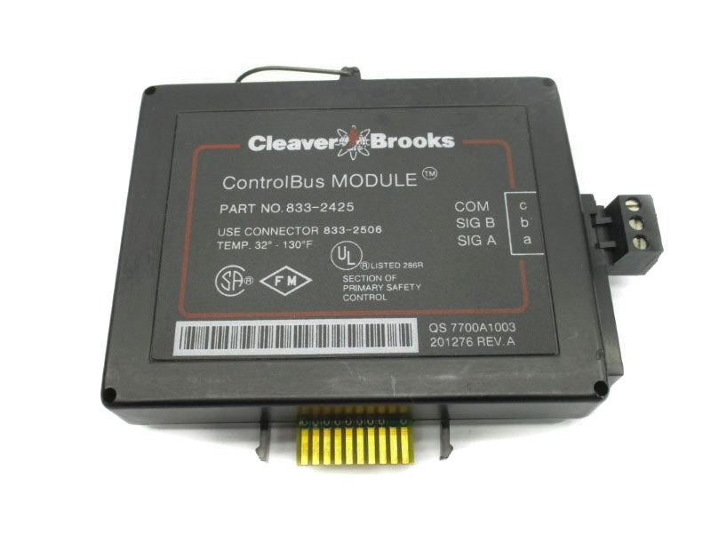 CLEAVER BROOKS 833-2425 32'-130'F UNMP