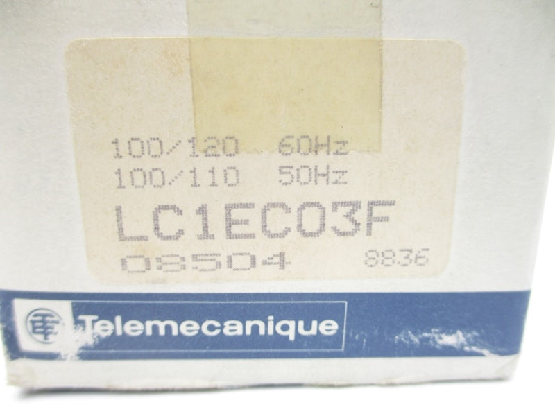 TELEMECANIQUE LC1EC03F 100/110V 16A NSMP