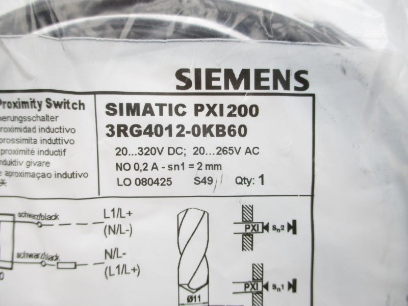 SIEMENS 3RG4012-0KB60 20-265VAC NSMP