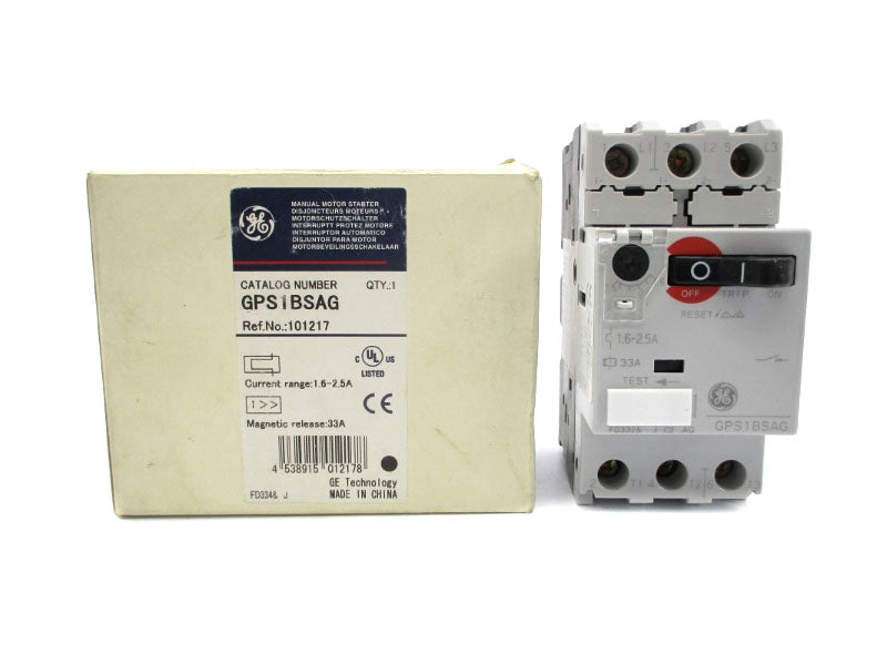 GENERAL ELECTRIC GPS1BSAG 690V 1.6-2.5A NSMP
