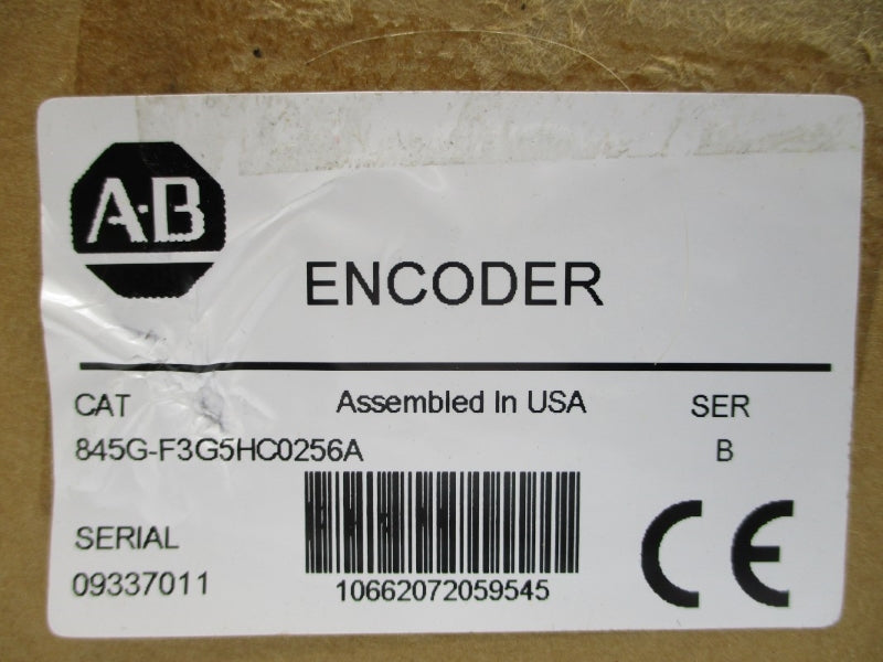 ALLEN BRADLEY 845G-F3G5HC0256A SER. B 5VDC (BR/WH) NSMP