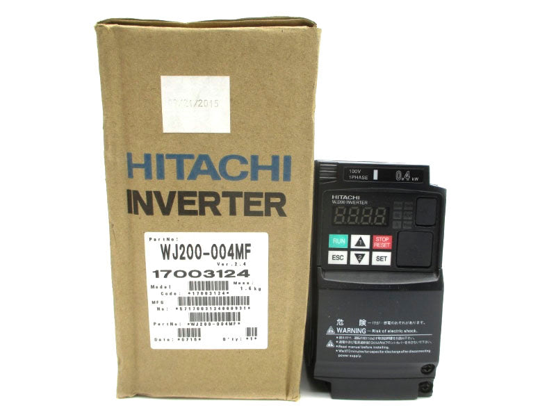 HITACHI WJ200-004MF 100-120V 14.0A NSMP