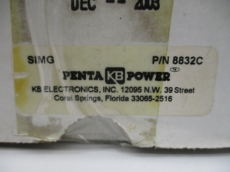 KB ELECTRONICS 8832C A57417 NSMP