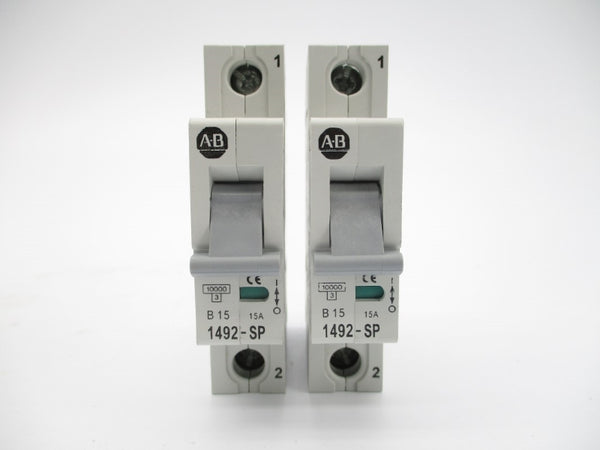 ALLEN BRADLEY 1492-SP1B150 SER. C 240/415VAC 15A (PKG OF 2) NSMP