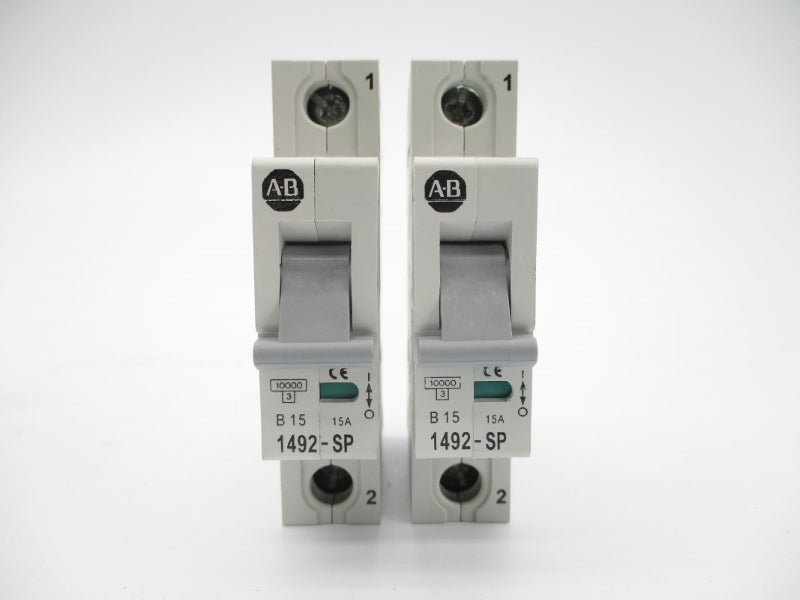 ALLEN BRADLEY 1492-SP1B150 SER. C 240/415VAC 15A (PKG OF 2) NSMP