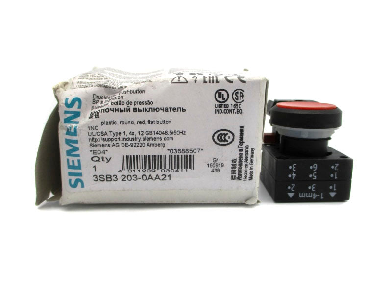 SIEMENS 3SB3203-0AA21 NSMP