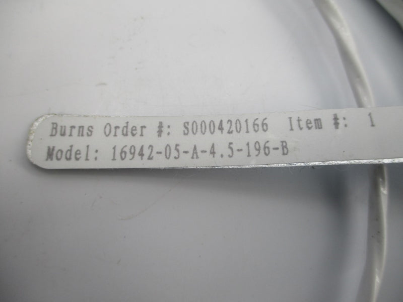 BURNS ENGINEERING 16942-05-A-4.5-196-B NSNP