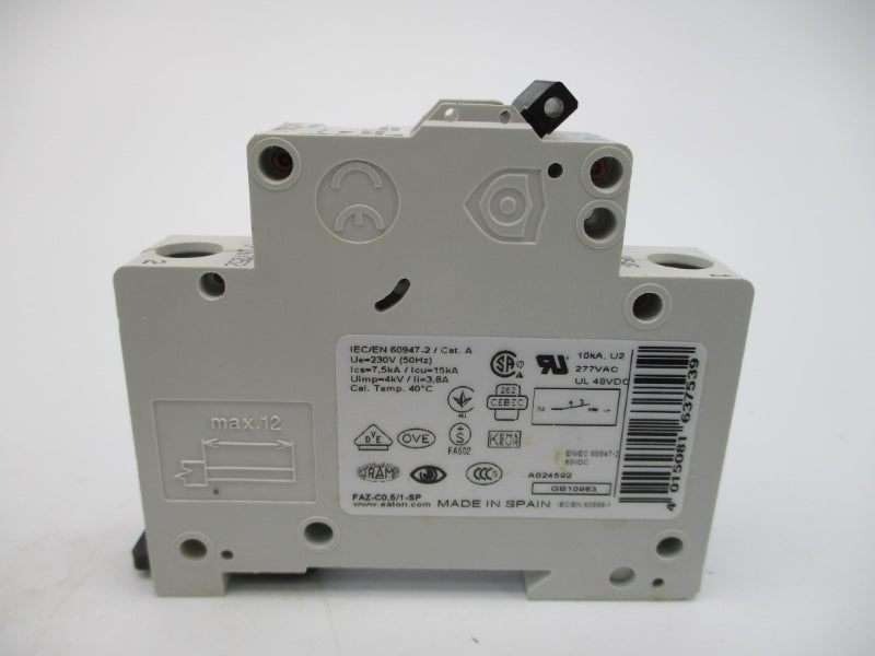 EATON FAZ-C0,5/1-SP 167252 240/415V 0.5A NSMP