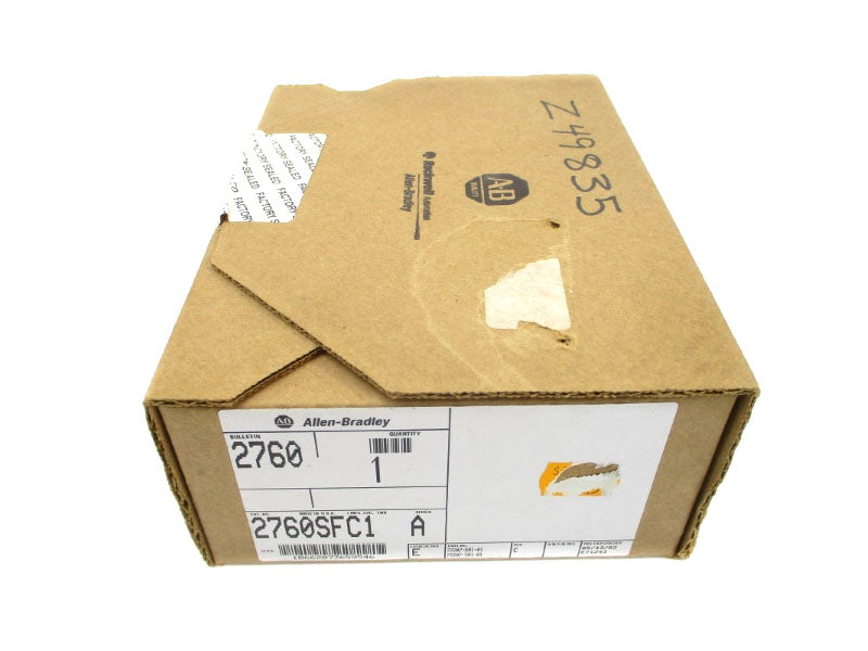 ALLEN BRADLEY 2760-SFC1 SER. A DATE: 2002 NSFS