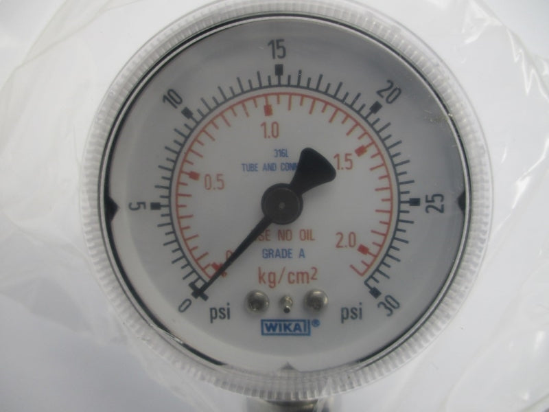 WIKA 230.15 50260537 30PSI 2" NSMP