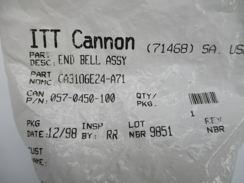 ITT CANNON CA3106E24-A71 NSMP