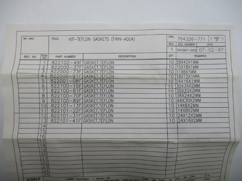 STERIS P764326-771 NSMP