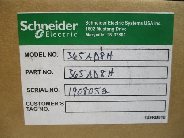 ROBERTSHAW 365A-D8H 120VAC 0.3A NSMP
