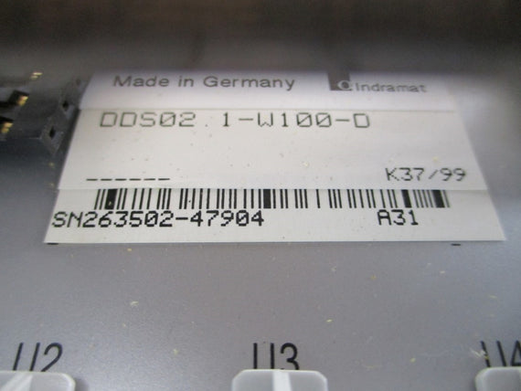 INDRAMAT DDS02.1-W025-DS01-02-FW 11270591 300VDC NSNP