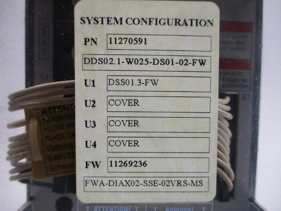 INDRAMAT DDS02.1-W025-DS01-02-FW 11270591 300VDC NSNP