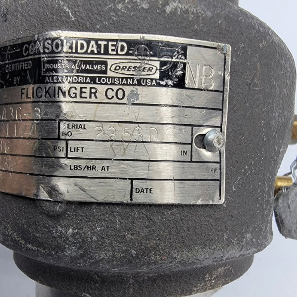 CONSOLIDATED DRESSER FLOW CONTROL 1543G-3 36PSI 1-1/4" NSNP