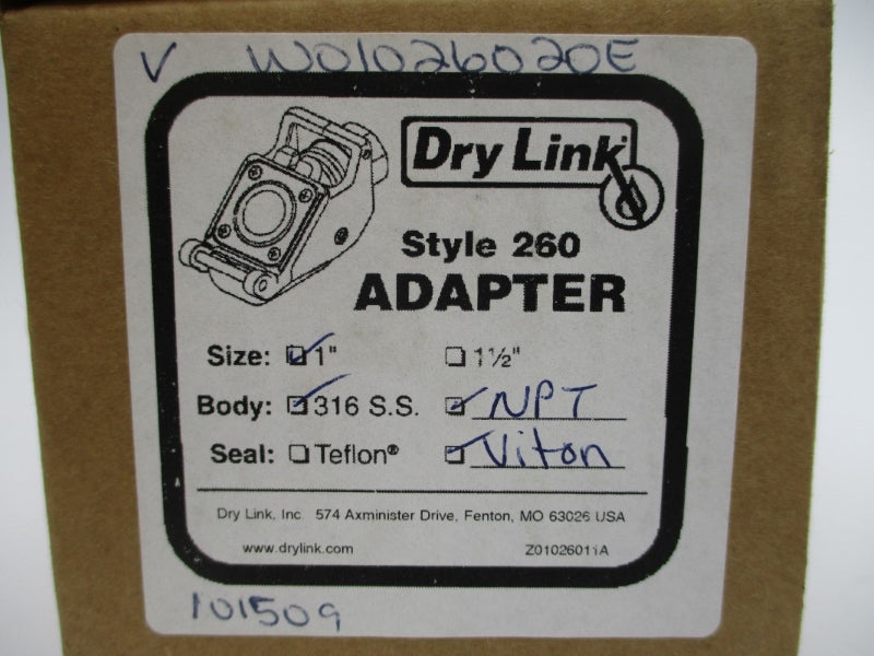 DRY LINK 260 ADAPTER 1" NSMP