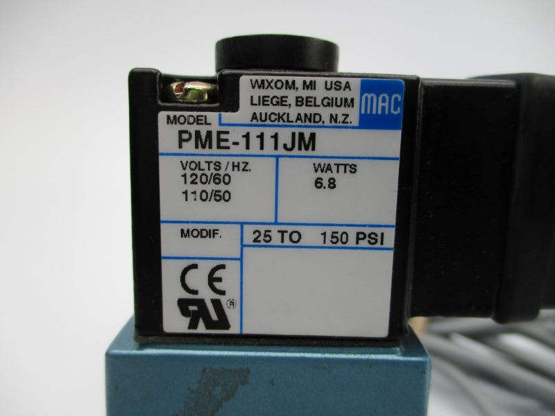 MAC 55B-22-PI-111JB 110/120V 25-150PSI NSNP