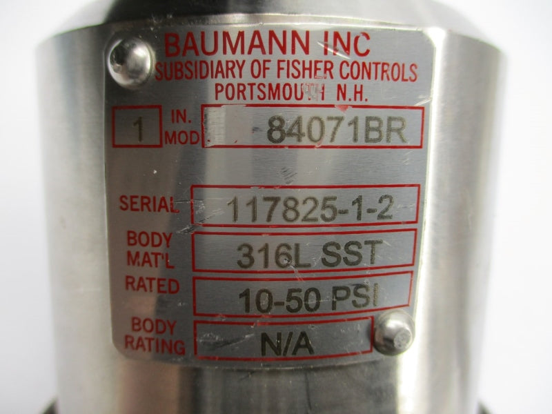 BAUMANN 84071BR 10-50PSI NSNP