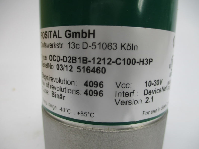 POSITAL OCD-D2B1B-1212-C100-H3P 10-30V NSMP