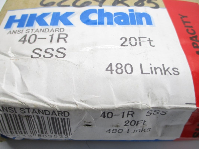 HKK CHAIN 40-1R 20' 480LINKS NSMP