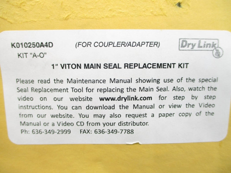 DRY LINK K010250A4D "A-O" 1" NSMP