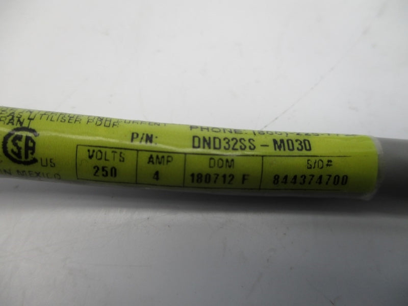 DANIEL WOODHEAD DND32SS-M030 250V 4A NSNP