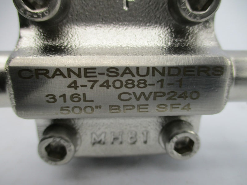 CRANE SAUNDERS 4-74088-1-1 316L CWP240 500" NSNP