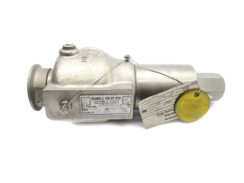 KUNKLE VALVE 917ZFGV01AJE 150PSI 1-1/2" UNMP