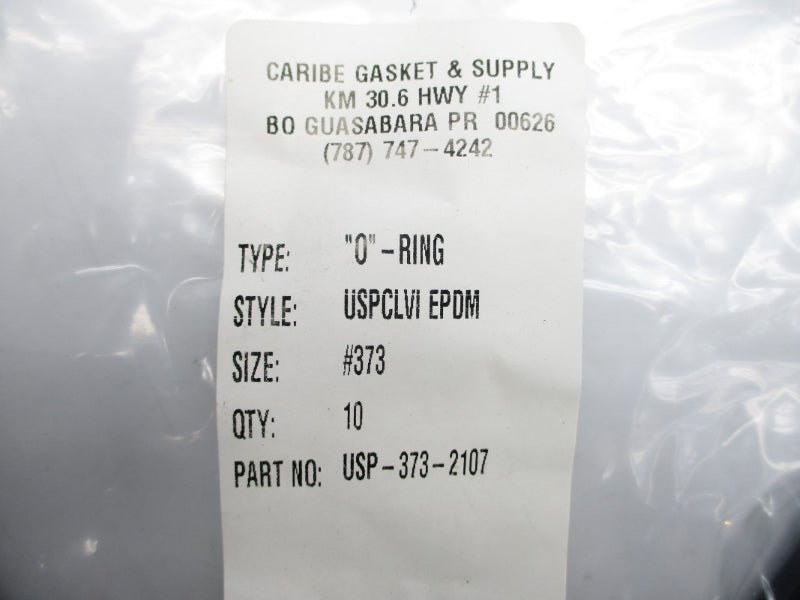 CARIBE USP-373-2107 USPCLVI EPDM (PKG OF 10) NSMP