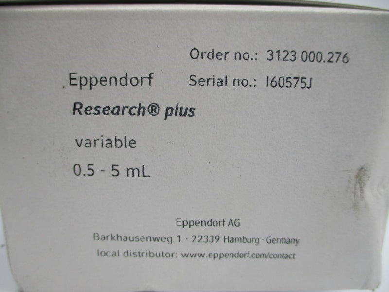 EPPERDORF RESEARCH PLUS 3123000.276 0.5-5ML NSMP