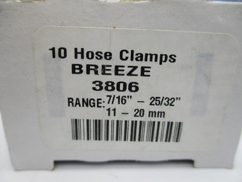BREEZE 3806 7/16"-25/32" (PKG OF 10) NSMP