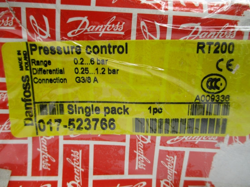 DANFOSS RT200 017-523766 3-85PSI NSMP