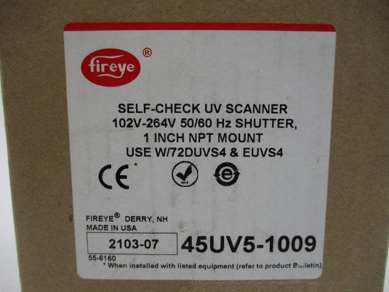 FIREYE 45UV5-1009 102-264V 1" NSFS
