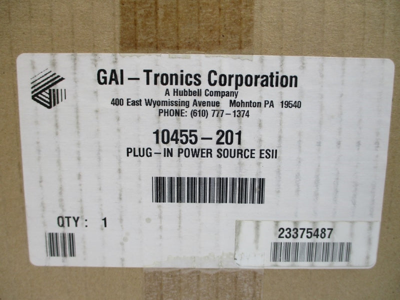 GAI-TRONICS 10455-201 120VAC 0.15A NSMP