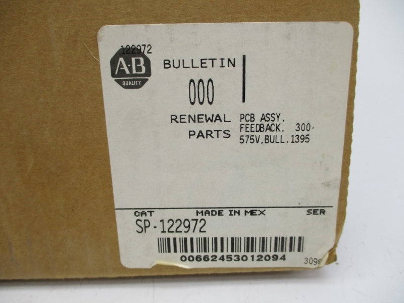 ALLEN BRADLEY SP-122972 300-575V REV. 03 NSMP