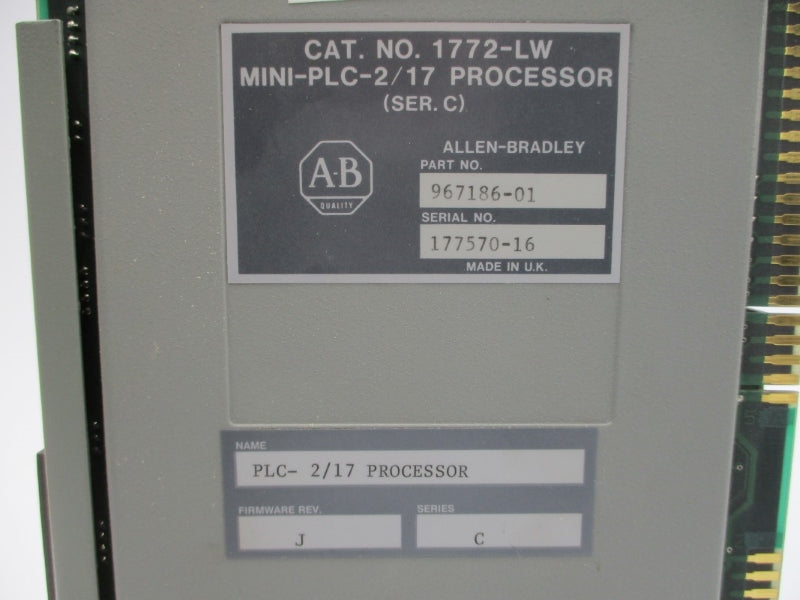 ALLEN BRADLEY 1772-LW SER. C F/W C/J (NO KEY) NSMP