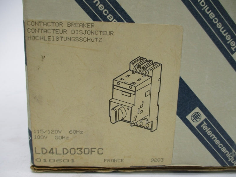 TELEMECANIQUE LD4LD030FC 110-115/120V 10-63A NSMP