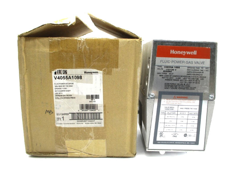 HONEYWELL V4055A1098 110/120V 1.57A 75PSI NSMP