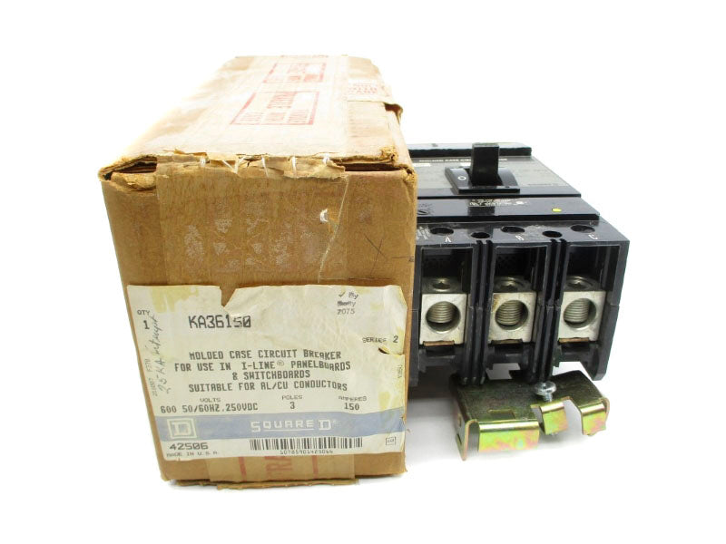 SQUARE D KA36150 SER. 2 600VAC 150A NSMP