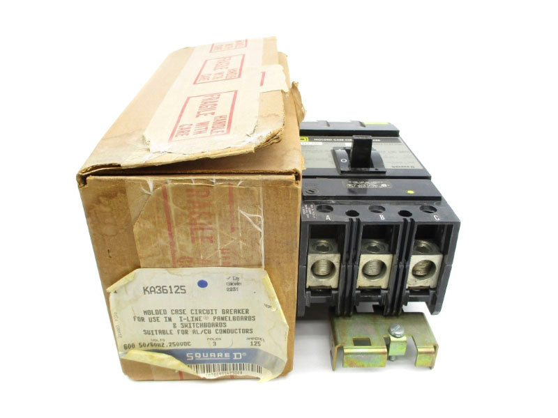 SQUARE D KA36125 SER. 2 600VAC 125A NSMP