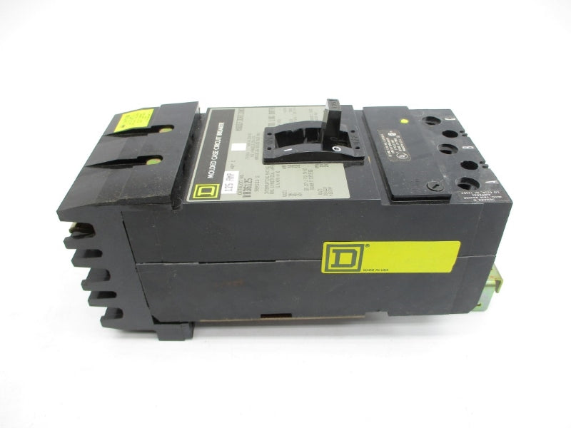 SQUARE D KA36125 SER. 2 600VAC 125A NSMP