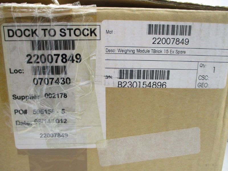 METTLER TOLEDO 22007849 TBRICK 15-EX MESSZELLE NSMP